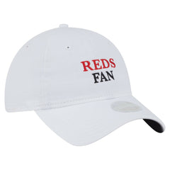 Cincinnati Reds New Era Women's Team Fan 9TWENTY Adjustable Hat - White Hats