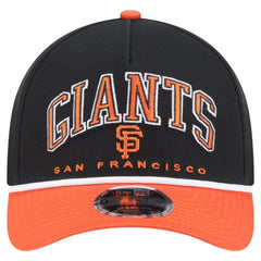 San Francisco Giants New Era Arch 9FORTY A-Frame M-Crown Adjustable Hat - Black/Orange Hats