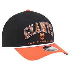 San Francisco Giants New Era Arch 9FORTY A-Frame M-Crown Adjustable Hat - Black/Orange Hats