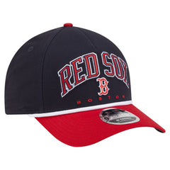 Boston Red Sox New Era Arch 9FORTY A-Frame M-Crown Adjustable Hat - Navy/Red Hats