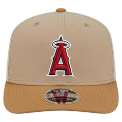 Los Angeles Angels New Era 9SEVENTY Trucker Adjustable Hat - Stone Hats