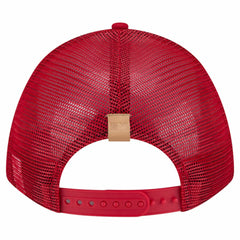 St. Louis Cardinals New Era Text A-Frame Trucker 9FORTY Hat - Stone/Red Hats