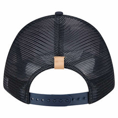 Detroit Tigers New Era Text A-Frame Trucker 9FORTY Hat - Stone/Navy Hats