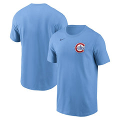 Chicago Cubs Nike Alternate Wordmark T-Shirt - Baby Blue T-shirts