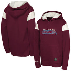 Colorado Avalanche Youth Thermal Lightweight Pullover Hoodie - Burgundy | US 202734098
