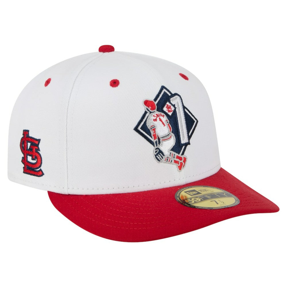 Ozzie Smith St. Louis Cardinals New Era 59FIFTY Fitted Hat - White Hats