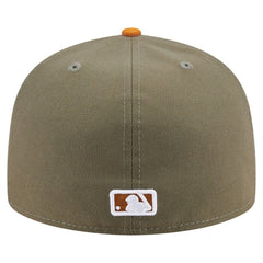 Athletics New Era Two-Tone Color Pack A-Frame 59FIFTY Fitted Hat - Olive/Orange Hats