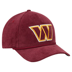 Washington Commanders New Era Cord Corduroy 9FORTY A-Frame Adjustable Hat - Burgundy Hats