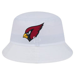 Arizona Cardinals New Era Helmet Bucket Hat - White Hats