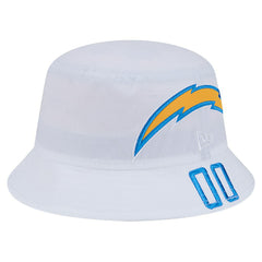 Los Angeles Chargers New Era Helmet Bucket Hat - White Hats