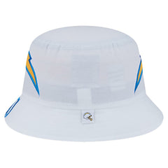Los Angeles Chargers New Era Helmet Bucket Hat - White Hats
