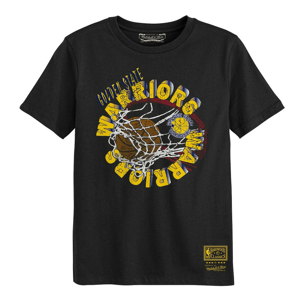 Golden State Warriors Preschool In The Net T-Shirt Black - Mitchell & Ness