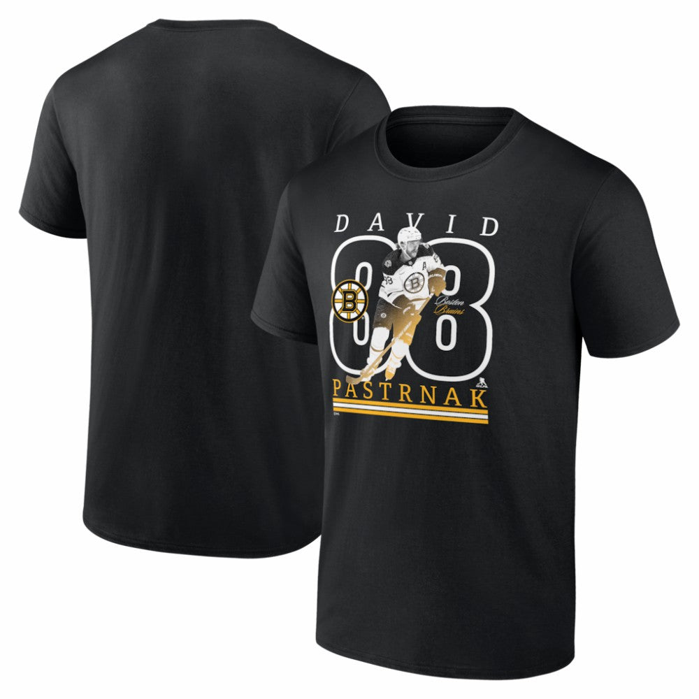 David Pastrnak Boston Bruins Player Show T-Shirt - Black | US 202742467