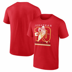 Jonathan Huberdeau Calgary Flames Player Show T-Shirt - Red | US 202742479