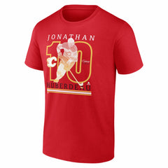 Jonathan Huberdeau Calgary Flames Player Show T-Shirt - Red | US 202742479