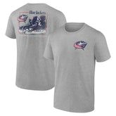 Columbus Blue Jackets Glory Skates T-Shirt - Heather Gray | US 202742508