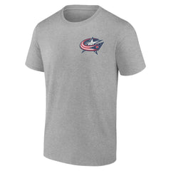 Columbus Blue Jackets Glory Skates T-Shirt - Heather Gray | US 202742508