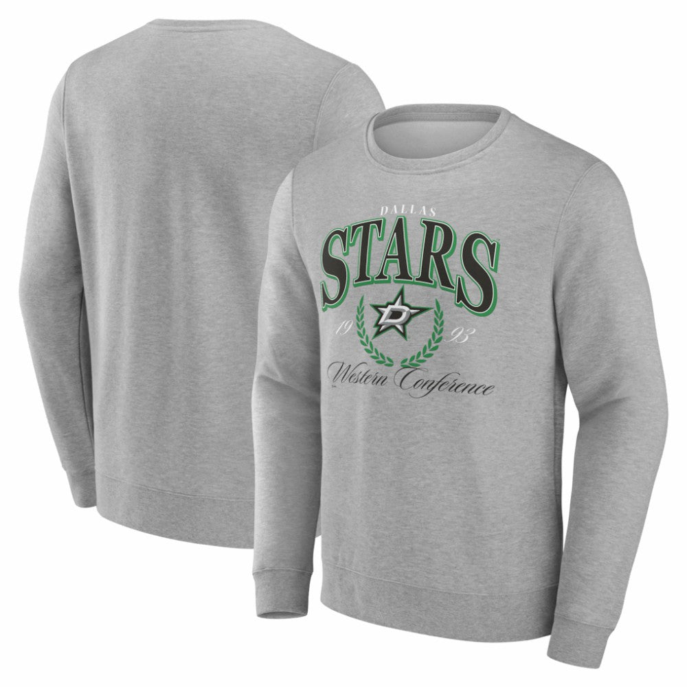 Dallas Stars Reign Supreme Pullover Sweatshirt - Gray | US 202742512