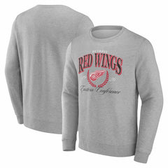 Detroit Red Wings Reign Supreme Pullover Sweatshirt - Gray | US 202742518