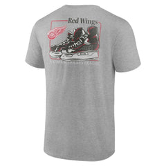 Detroit Red Wings Glory Skates T-Shirt - Heather Gray | US 202742519