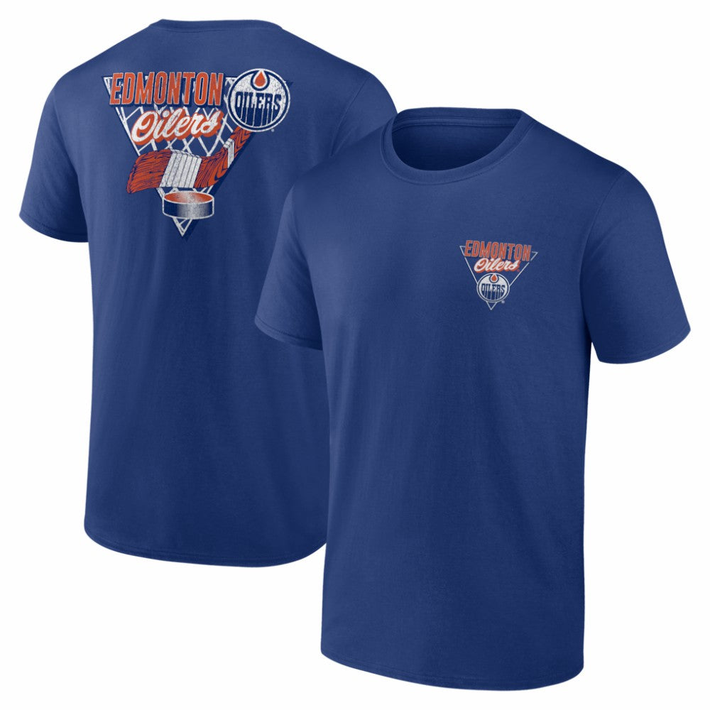 Edmonton Oilers Net Slap T-Shirt - Royal | US 202742523