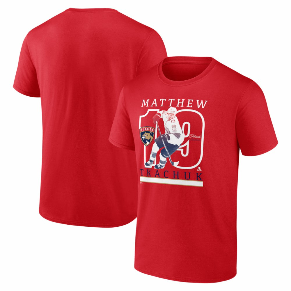 Matthew Tkachuk Florida Panthers Player Show T-Shirt - Red | US 202742526
