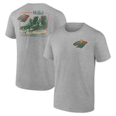 Minnesota Wild Glory Skates T-Shirt - Heather Gray | US 202742542