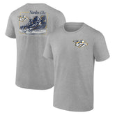 Nashville Predators Glory Skates T-Shirt - Heather Gray | US 202742552