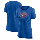 New York Islanders Women's Reign Supreme Tri-Blend T-Shirt - Royal | US 202742561