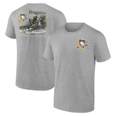 Pittsburgh Penguins Glory Skates T-Shirt - Heather Gray | US 202742586