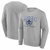 Toronto Maple Leafs Reign Supreme Pullover Sweatshirt - Gray | US 202742614