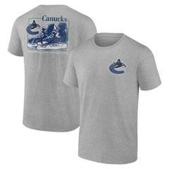 Vancouver Canucks Glory Skates T-Shirt - Heather Gray | US 202742626