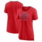Washington Capitals Women's Reign Supreme Tri-Blend T-Shirt - Red | US 202742635