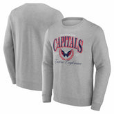 Washington Capitals Reign Supreme Pullover Sweatshirt - Gray | US 202742637