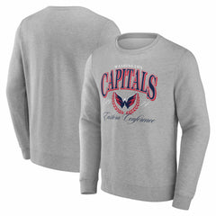 Washington Capitals Reign Supreme Pullover Sweatshirt - Gray | US 202742637