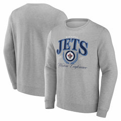 Winnipeg Jets Reign Supreme Pullover Sweatshirt - Gray | US 202742643