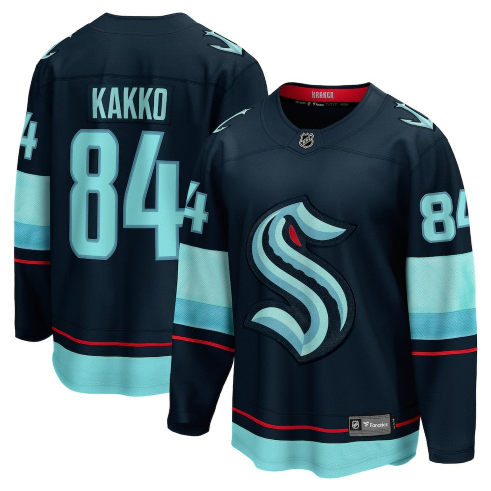 Kaapo Kakko Seattle Kraken Fanatics Home Breakaway Player Jersey - Deep Sea Blue | US 202748440