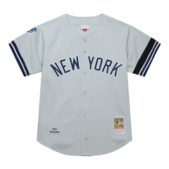 Derek Jeter New York Yankees Mitchell & Ness Cooperstown Collection 2000 World Series Authentic Jersey - Gray Jerseys