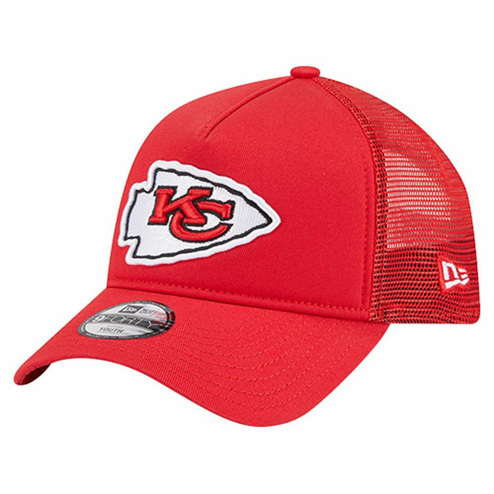 Kansas City Chiefs New Era Preschool Main A-Frame 9FORTY Adjustable Hat - Red Hats