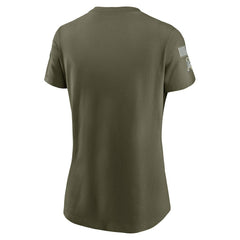 Kansas City Chiefs Women's 2025 Salute to Service Sideline T-Shirt - Olive T-shirts