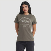 Baltimore Ravens Women's 2025 Salute to Service Sideline T-Shirt - Olive T-shirts