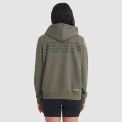 Jacksonville Jaguars Women's 2025 Salute to Service Sideline Standard Issue Dri-FIT Hoodie - Olive Hoodies