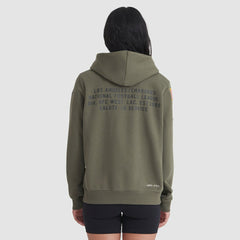 Los Angeles Chargers Women's 2025 Salute to Service Sideline Standard Issue Dri-FIT Hoodie - Olive Hoodies