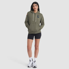Los Angeles Chargers Women's 2025 Salute to Service Sideline Standard Issue Dri-FIT Hoodie - Olive Hoodies