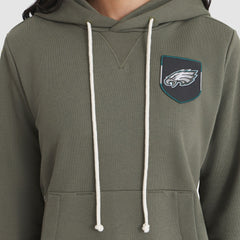 Philadelphia Eagles Women's 2025 Salute to Service Sideline Standard Issue Dri-FIT Hoodie - Olive Hoodies