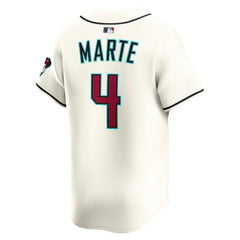 Ketel Marte Arizona Diamondbacks Nike Home Limited Player Jersey - Cream Jerseys