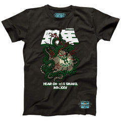 Milwaukee Bucks NBALab x Hyperfly Unisex Year of the Snake Lunar New Year Collection T-Shirt Heather Black