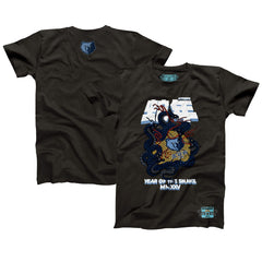 Memphis Grizzlies NBALab x Hyperfly Unisex Year of the Snake Lunar New Year Collection T-Shirt Heather Black outlet