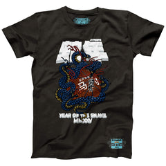 San Antonio Spurs NBALab x Hyperfly Unisex Year of the Snake Lunar New Year Collection T-Shirt Heather Black
