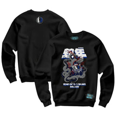 Dallas Mavericks NBALab x Hyperfly Unisex Year of the Snake Lunar New Year Collection Sweatshirt Black